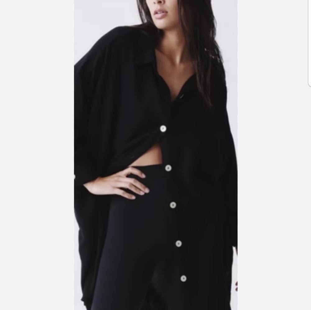 Electric & Rose Seaside Coverup Dark Onyx